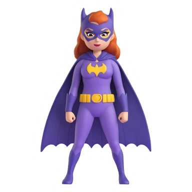 Batgirl superhero sticker