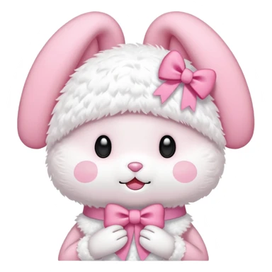 My melody ribbon sticker