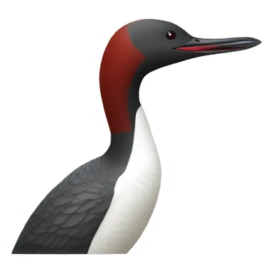 Red-throated loon sticker