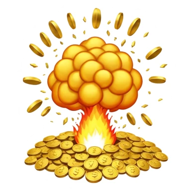 Atomic moneybomb sticker