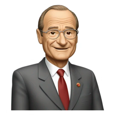 Jacques chirac sticker
