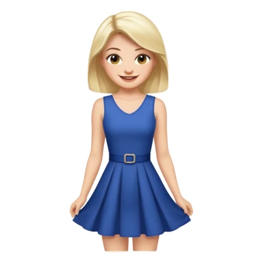 can you make holly from stranger things but in a short dress sticker