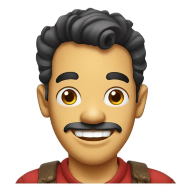 cantinflas-face sticker
