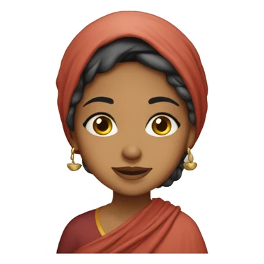 Moroccan girl sticker