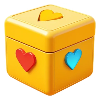 Clash of Clans aesthetic: Cinematic Playful Pixel 3D Health Box Portrait Emoji, rendered in a 3D vector-style similar to standard emojis with minimal shading and bold, simplified shapes. A compact, distinct form with signature details, softly glowing with a pixelated adventure charm. Simplified yet unmistakably iconic, highly detailed and consistent, glowing with a soft radiance and high shine. Stylized with a touch of classic pixel-art charm and a soft glowing outline, capturing the essence of a beloved gaming relic with a friendly, playful manner! sticker