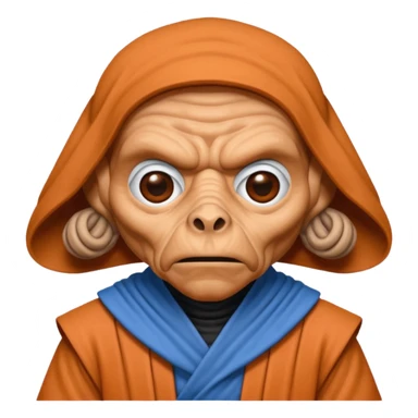Plo Koon from Star Wars, emoji style sticker