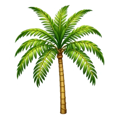 golden cane palm sticker