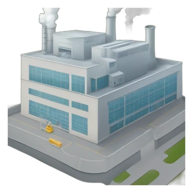factory building sticker