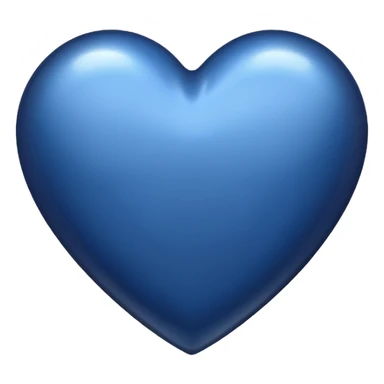 A midnight blue hear sticker