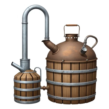 moonshine still sticker