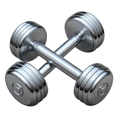 dumbbell with a drop symbol sticker