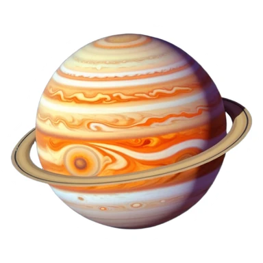 Jupiter planet sticker