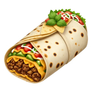 A juicy burrito sticker