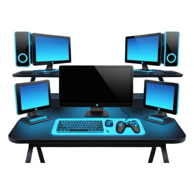 gaming setup sticker