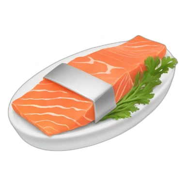 saumon fumé sticker