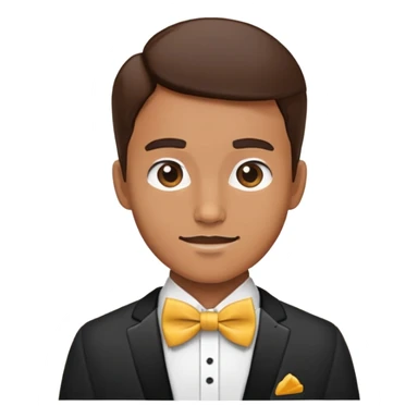 Член с галстуком бабочкой sticker