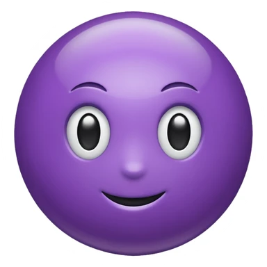 violet sphere sticker