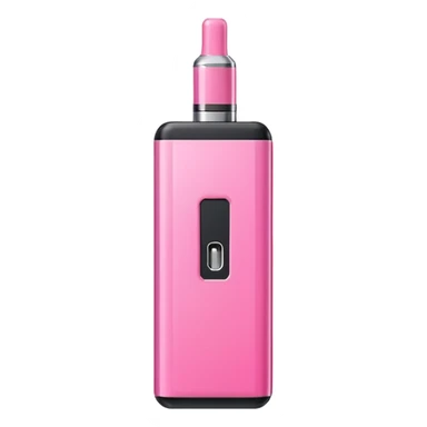 A pink vape shaped like an iget bar sticker