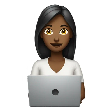 Women behind the Laptop sticker