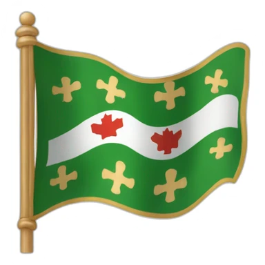 Le drapeau du canton de vaud sticker