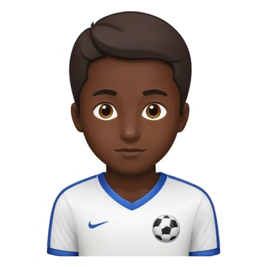 Une personne avec un maillot de foot mec hlel sticker