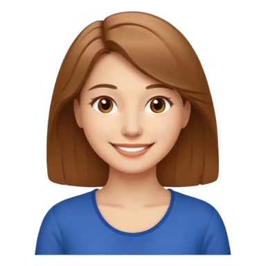 Feeling relaxed and happy at office for woman with a smile on face and with a calm attitude  sticker