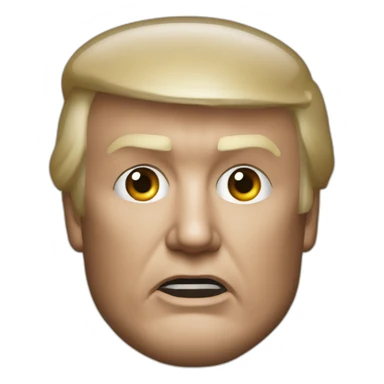 Donald trump in a Hannibal lector restraint sticker