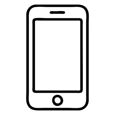 green mobile phone icon sticker