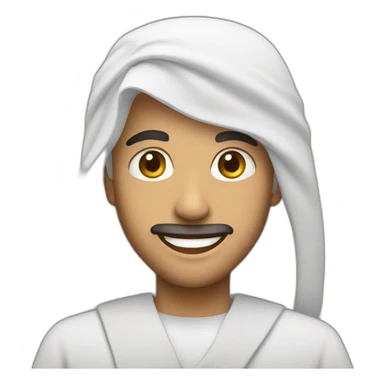 Arab smiling sticker
