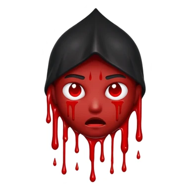 Generate a emoji with a plain white background and all capitalized black colored words  that say BLACK DISCIPLES with the bottom letters very bottoms dripping down like blood that start out black but turn red halfway down the black drips all of them sticker