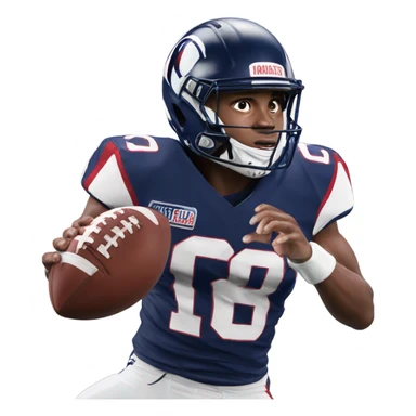 Washington commander Jayden daniels  sticker