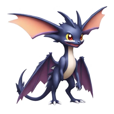 Cool Chibi Nargacuga-Noivern-Pokémon Full Body sticker