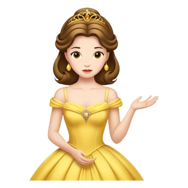 Belle from Disney sticker