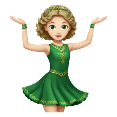 Irish dancer sticker