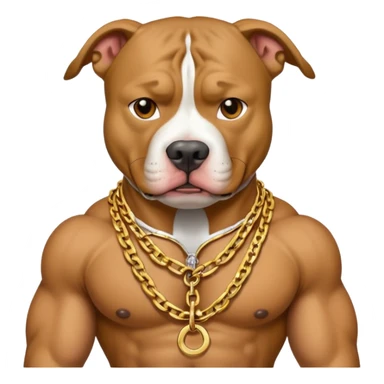 Gangster pit bull sticker