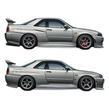 NISSAM SKYLINE R34 sticker