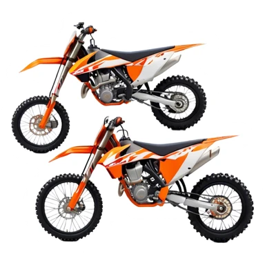 KTM Dirtbike - KTM 250 SX (Model Year: 2021) (Iconic colour: Orange) sticker