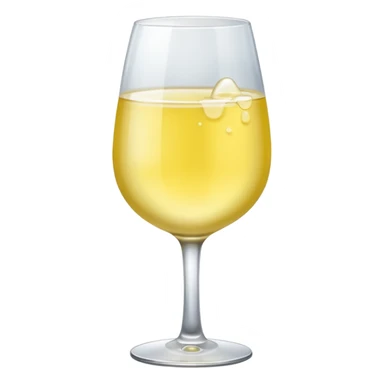 Glass of Chardonnay  sticker