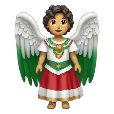 mexico independence angel sticker