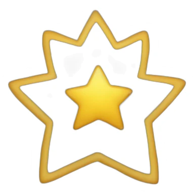 David's star sticker