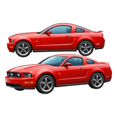 Mustang car sticker