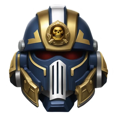 Warhammer 40K Space Marine 2 Captain Titus Helmet sticker