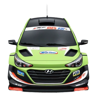 Hyundai grand i20 wrc sticker