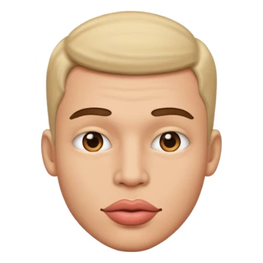 Male with big lips  sticker