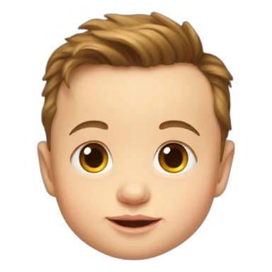 Baby elon musk sticker