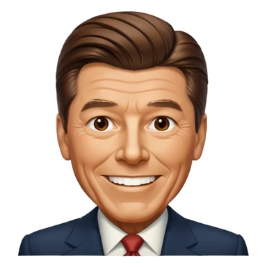 Ronald Reagan president sticker