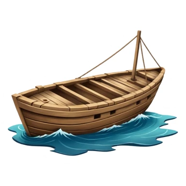 sinking boat sticker