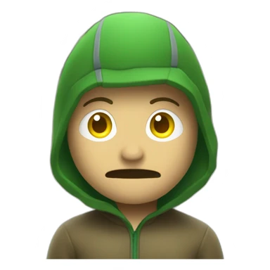 Psychopathe dans une forêt sticker