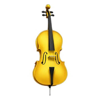 yellow cello sticker