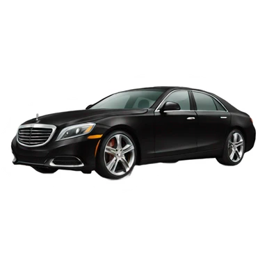 black Luxury car  sticker